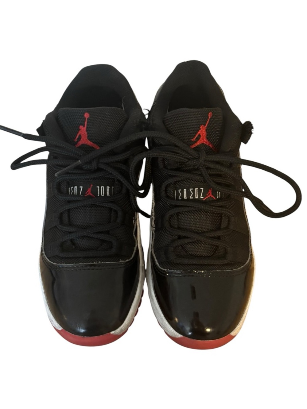Nike Air Jordan 11 Retro Low Bred Sneakers - Picture 3 of 10